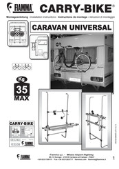 Fiamma CARRY-BIKE CARAVAN UNIVERSAL Instructions De Montage