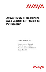 Avaya 1120E Guide De L'utilisateur