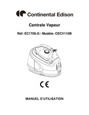 CONTINENTAL EDISON EC1706-G Manuel D'utilisation