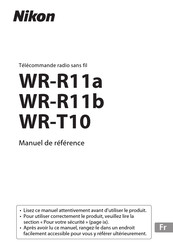 Nikon WR-R11b Manuel De Référence