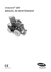 Invacare G50 Manuel De Maintenance