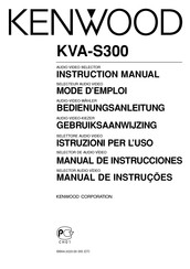 Kenwood KVA-S300 Mode D'emploi