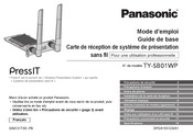 Panasonic PressIT TY-SB01WP Mode D'emploi