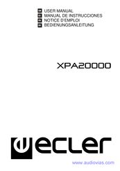 Ecler XPA20000 Notice D'emploi