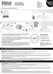 Nite Ize Steelie STCK-11-R8 Instructions D'utilisation