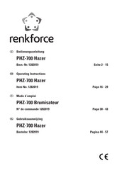 Renkforce PHZ-700 Mode D'emploi