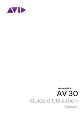 M-Audio AV 30 Guide D'utilisation