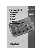 DigiTech Genesis 1 Mode D'emploi