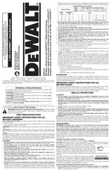 Dewalt DCB118 Guide D'utilisation
