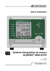 Ahlborn ALMEMO 5690-2CPU Notice D'utilisation