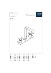 Grohe ALLURE 20 143 Instructions De Montage