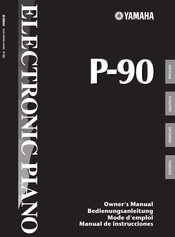 Yamaha P-90 Mode D'emploi