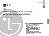 LG PQRCUSA0 Manuel D'installation Et D'utilisation