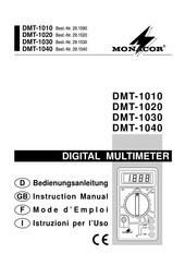 Monacor DMT-1010 Mode D'emploi