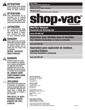 Shop-Vac 92P Série Manuel D'utilisation