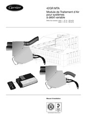 Carrier 42GR MTA Manuel D'installation