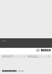 Bosch PKG6 N Série Mode D'emploi