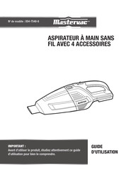 Mastervac 054-7548-8 Guide D'utilisation