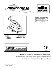 Windsor COMMODORE 20 CMD20I Mode D'emploi