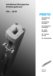 Festo FDG ZR RF Série Notice D'utilisation