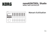 Korg nanoKontrol Studio Manuel D'utilisation