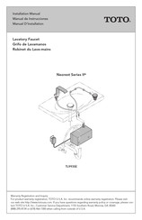 Toto TL993SE Manuel D'installation