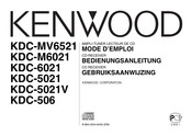 Kenwood KDC-5021V Mode D'emploi