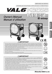 Shizuoka Seiki VAL6 KBE5S Manuel D'utilisation