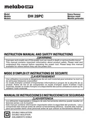 Metabo HPT DH 28PC Mode D'emploi Et Instructions De Securite