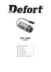 Defort DCI-150C Mode D'emploi