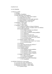 Windpilot PACIFIC PLUS Mode D'emploi