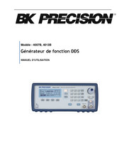 BK Precision 4007B Manuel D'utilisation