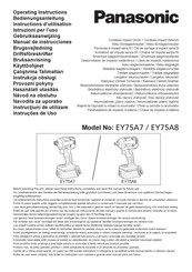 Panasonic EY75A7 Instructions D'utilisation