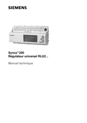 Siemens Synco 200 Manuel Technique
