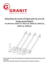 Granit TRA80-2A Instructions De Service