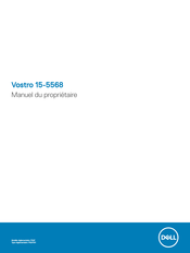 Dell Vostro 15-5568 Manuel Du Propriétaire