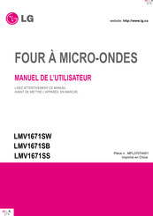 LG LMV1671SB Manuel De L'utilisateur
