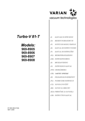 Varian Turbo-V 81-T Notice De Mode D'emploi