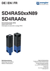 Wenglor SD4RAS0 N89 Série Notice D'instructions