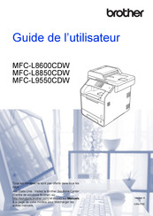 Brother MFC-L8600CDW Guide De L'utilisateur