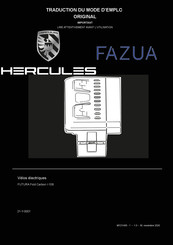 Hercules FAZUA Futura Fold Carbon I-10 Traduction Du Mode D'emploi Original