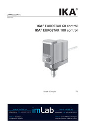 IKA EUROSTAR 60 control Mode D'emploi