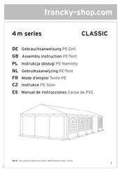 francky-shop CLASSIC PLUS 4x8m Mode D'emploi