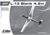 Horizon Hobby E-Flite L-13 Blanik 4.2m Manuel D'utilisation