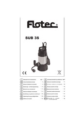 Flotec SUB 3S Manuel D'utilisation Et D'entretien