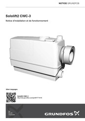 Grundfos Sololift2 CWC-3 Notice D'installation Et De Fonctionnement