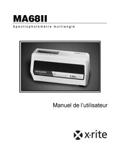 X-Rite MA68II Manuel De L'utilisateur