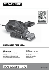 Parkside PBSD 600 A1 Traduction Des Instructions D'origine