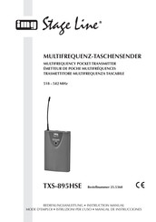 IMG STAGELINE TXS-895HSE Mode D'emploi