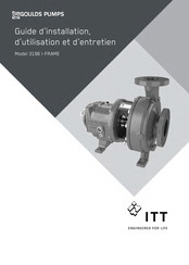 ITT Goulds Pumps 3196 i-FRAME Guide D'installation, D'utilisation Et D'entretien